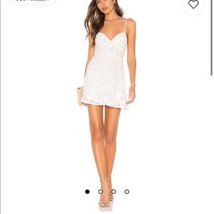 Tiff mini dress in white - Superdown - Sparkle!!!